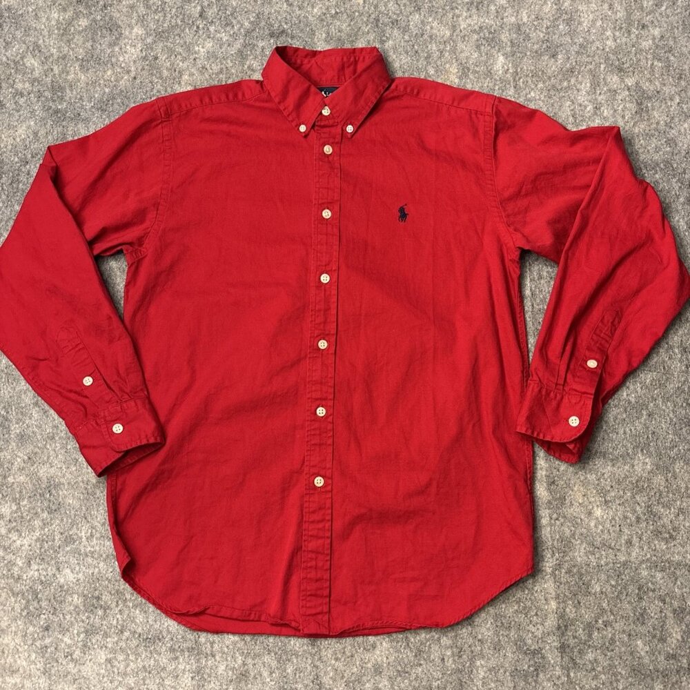 Ralph Lauren red polo pony logo shirt